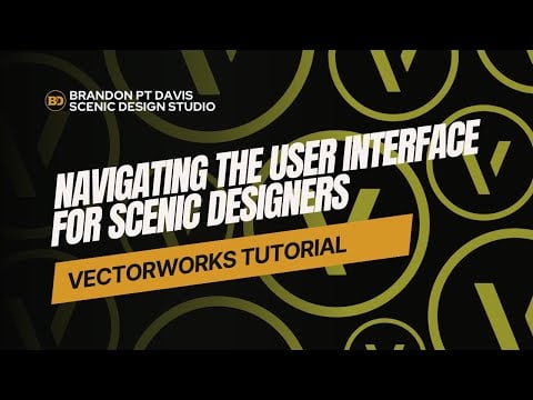 Tutorial cover for Navigating the User Interface for Scenic Designers
