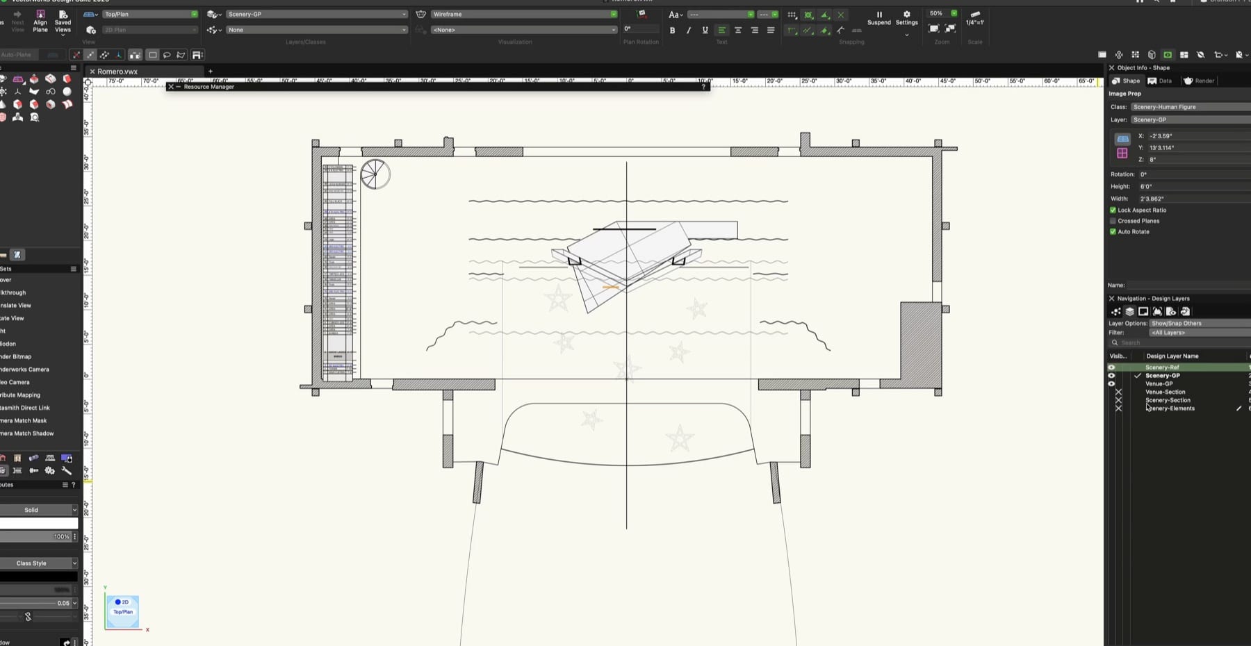 Setting Up Vectorworks Cameras for Scenic Renderings