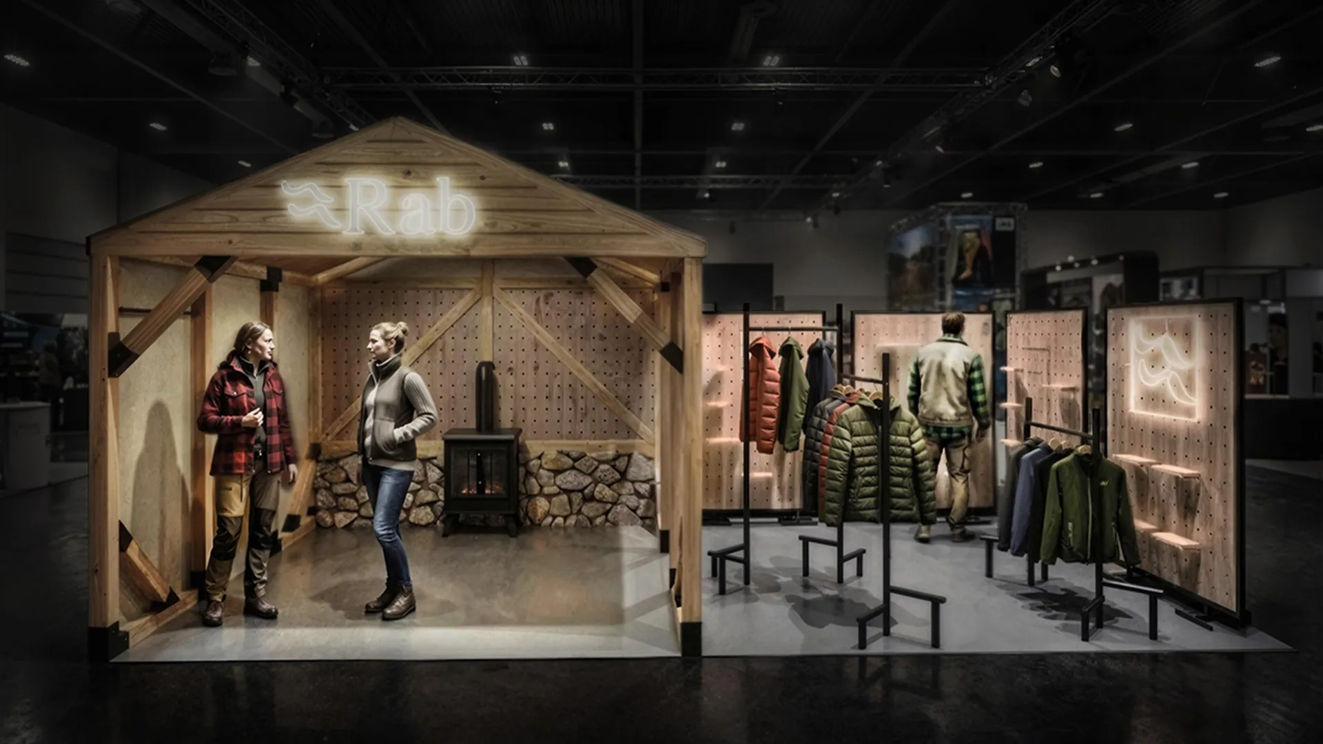 Rab Activation experiential design by Brandon PT Davis