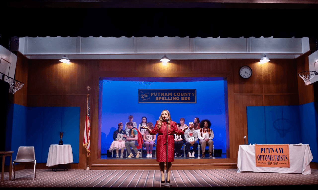 The 25th Annual Putnam County Spelling Bee scenic design by Brandon PT Davis