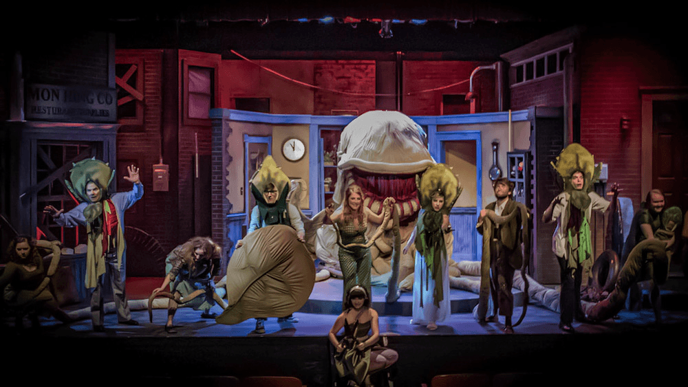 Little Shop of Horrors scenic design by Brandon PT Davis