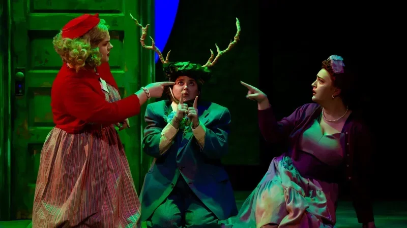 The Merry Wives of Windsor scenic design cover image