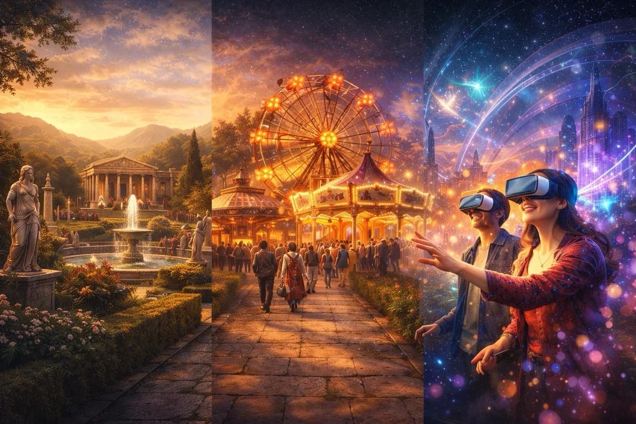 The Evolution of Themed Entertainment: From Ancient Gardens to Modern Immersive Experienceses Everything
