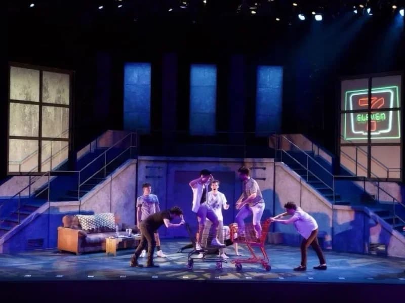 American Idiot scenic design by Brandon PT Davis