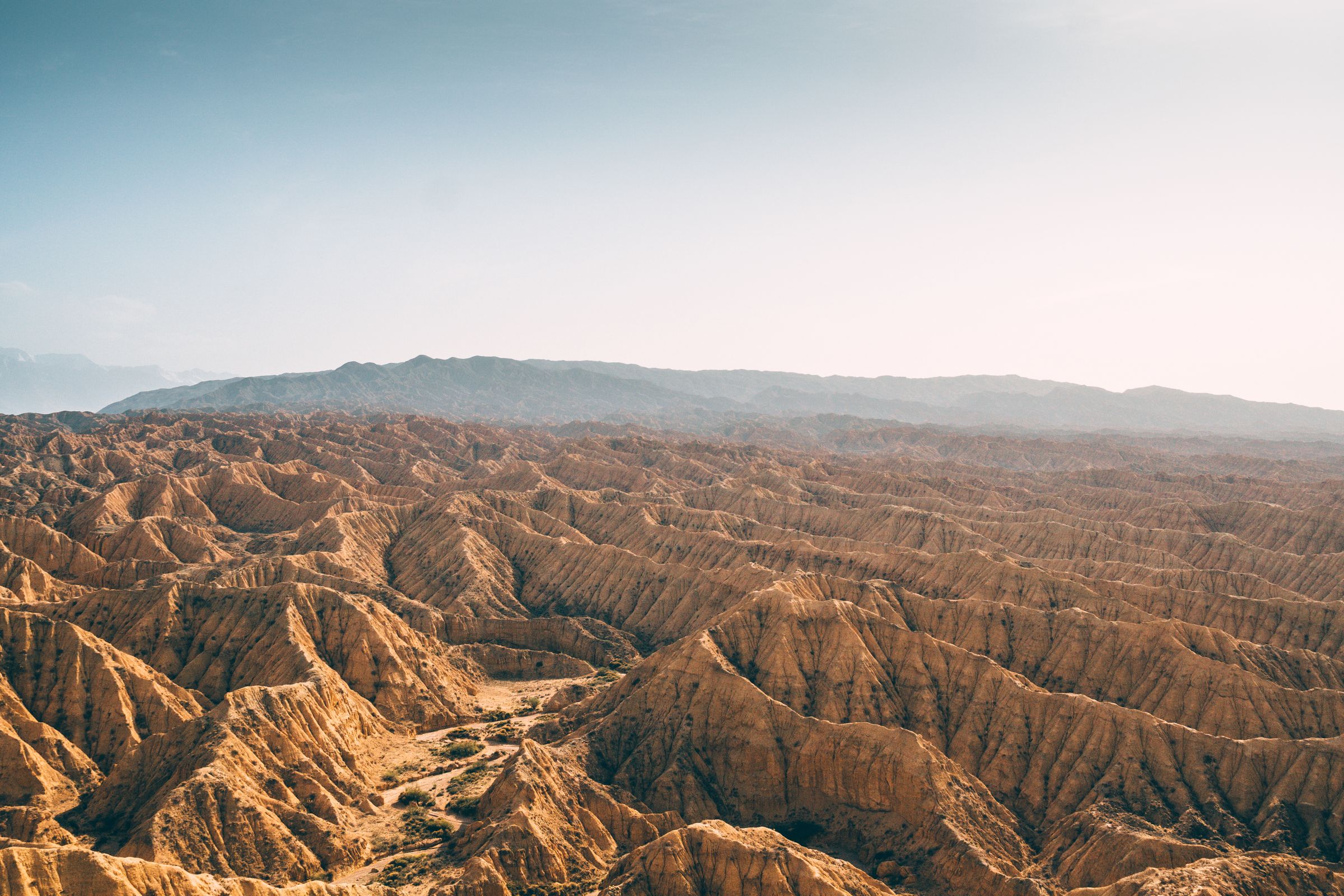Desert landscape in Anza-Borrego, Southern California