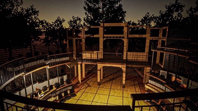 New Swan overhead rendering of the open-air venue