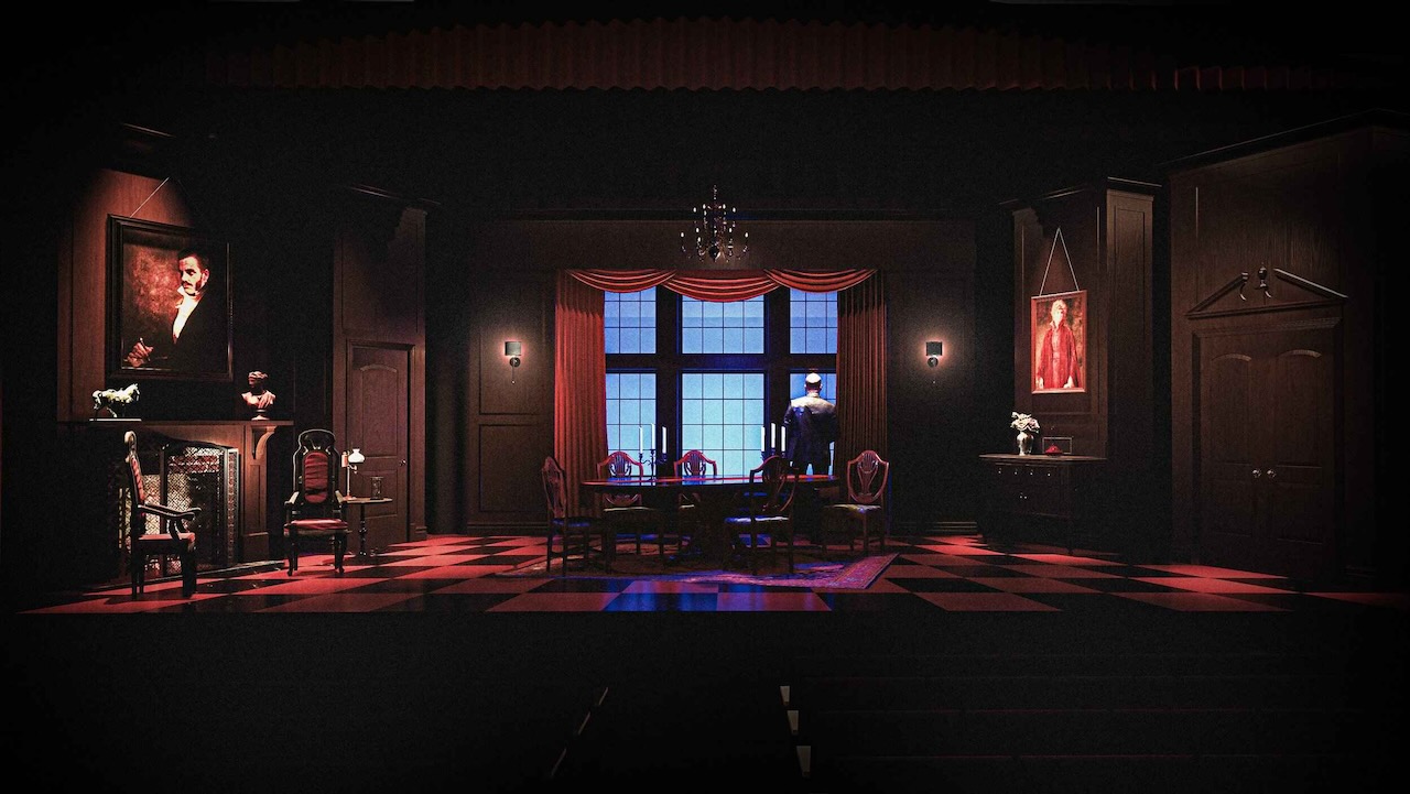 An Inspector Calls scenic design rendering