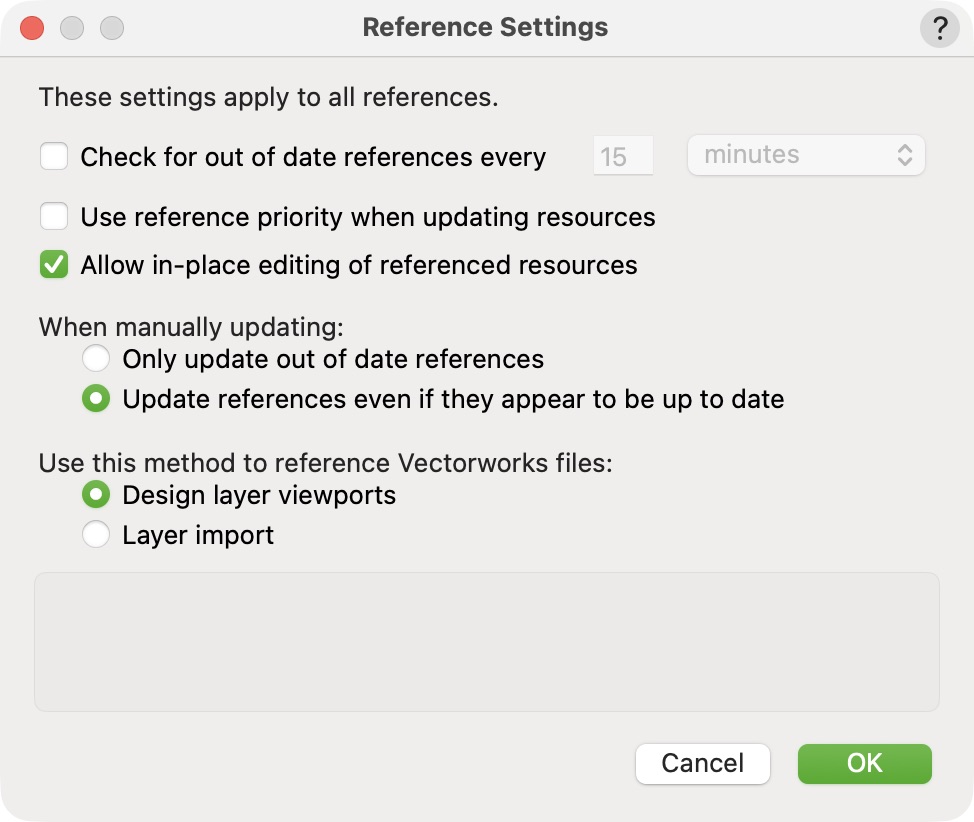 vwx2026 reference settings