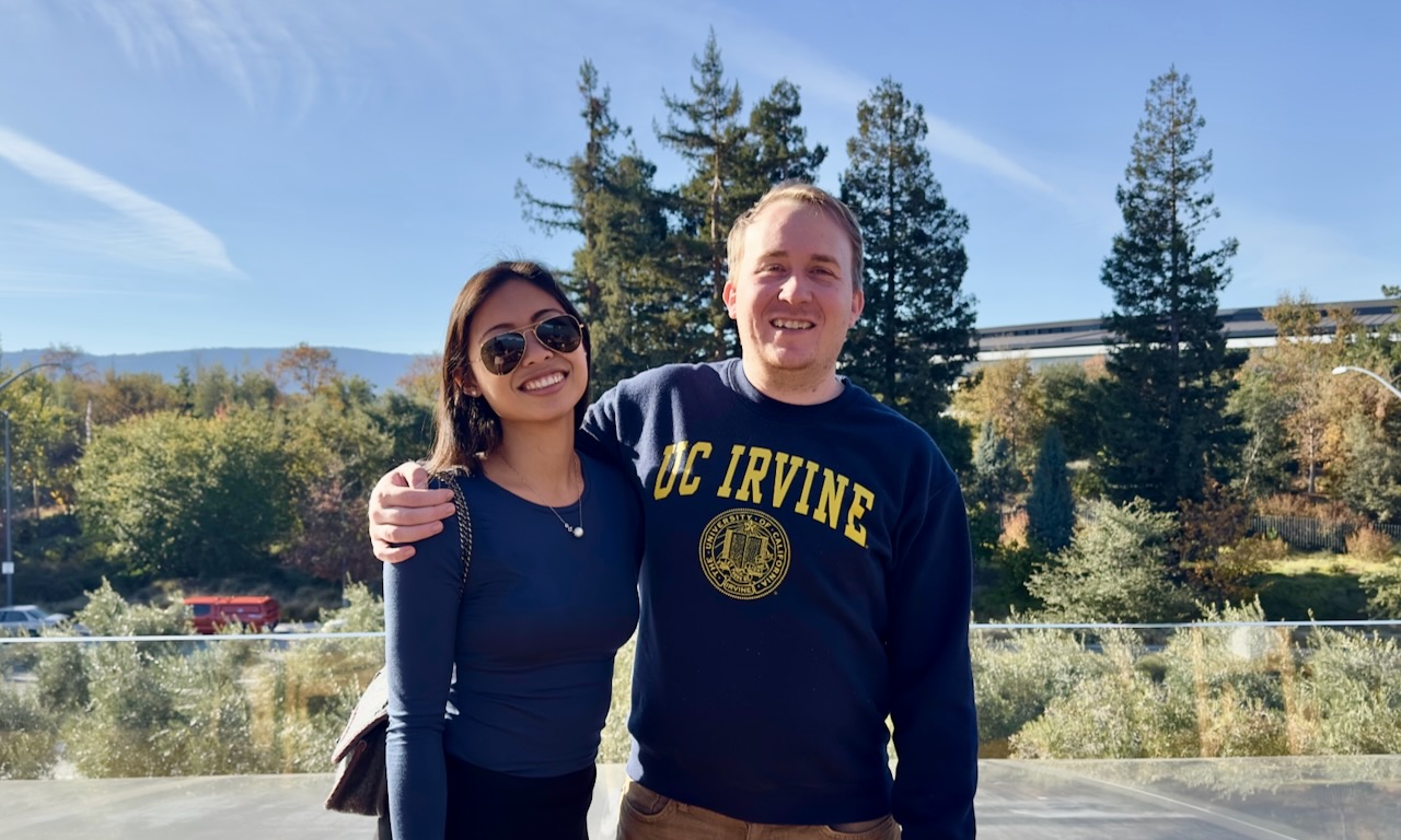 Brandon PT Davis and Gretchen Ugalde at Apple Park.
